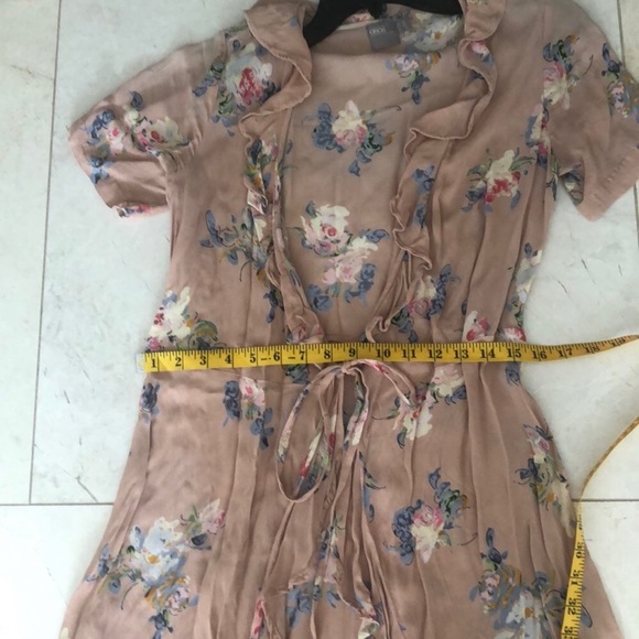 ASOS ruffle floral long shirt top - Picture 8 of 8